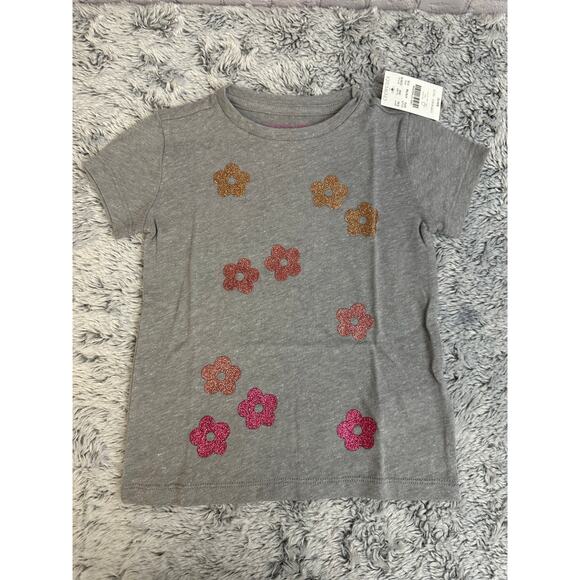 Lot of (4) J Crew Crewcuts Girls Tee Shirts XXS-XS Short/Long Sleeve NEW Sparkle - Picture 4 of 9